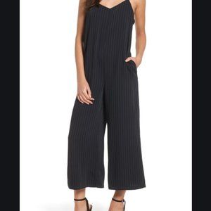 Leith B/W Pinstriped Jumpsuit